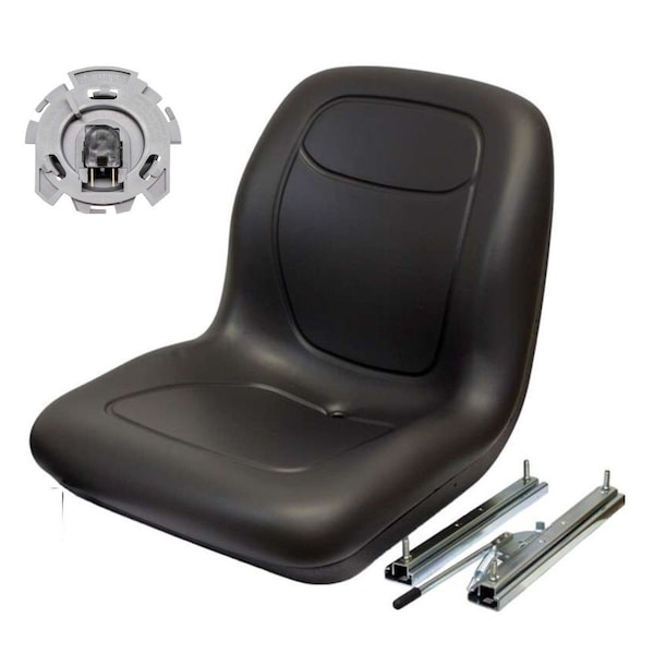 Aic Replacement Parts Black Seat Fits New Holland LS120 LS125 LS140